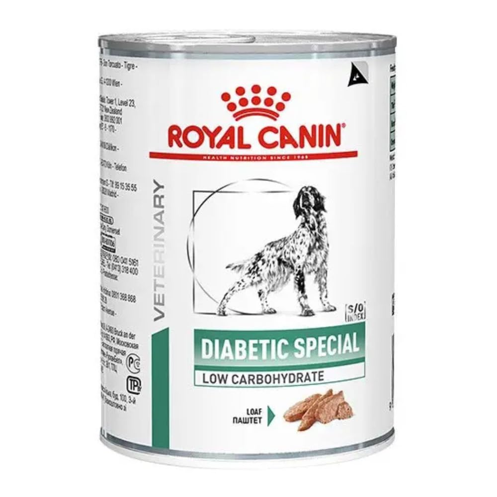 Royal Vet Canine Diabetic SPAL Low Caja 12X410GR, Negro, Mediano, 4920