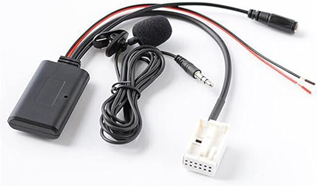 Car Bluetooth 5.0 Adapter Compatible With MCD RNS 510 RCD 200 210 300 310 500 AUX 12 Pins Plug Connector With Radio MP3 Handsfree Cable