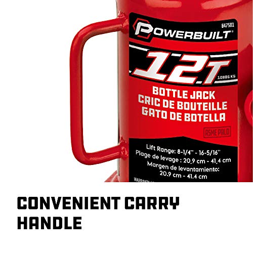 Heavy Duty 12-Ton Bottle Jack for Alltrade 647501