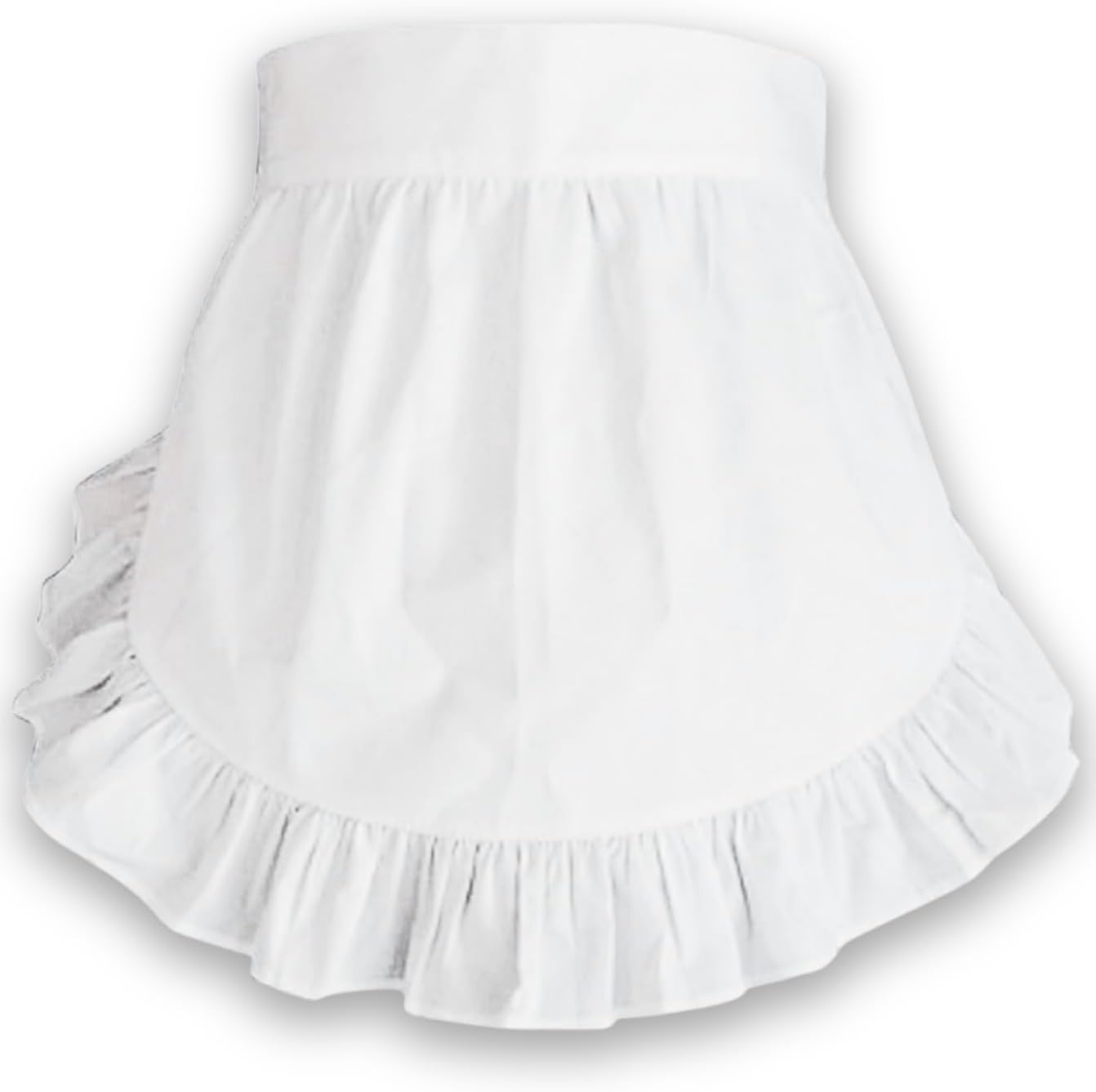 CRB Fashion Waist Apron Kitchen Cooking Restaurant Cotton Bistro Half Aprons with Pockets For Woman