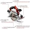 Einhell 4331207 Circolare Fili Te-CS 18/165-1 Li-Solo Power X-Change (Tavolo per Sega Realizzato in Alluminio, Montaggio Semplice Attrezzi, Fornito Senza Batteria o Carico)
