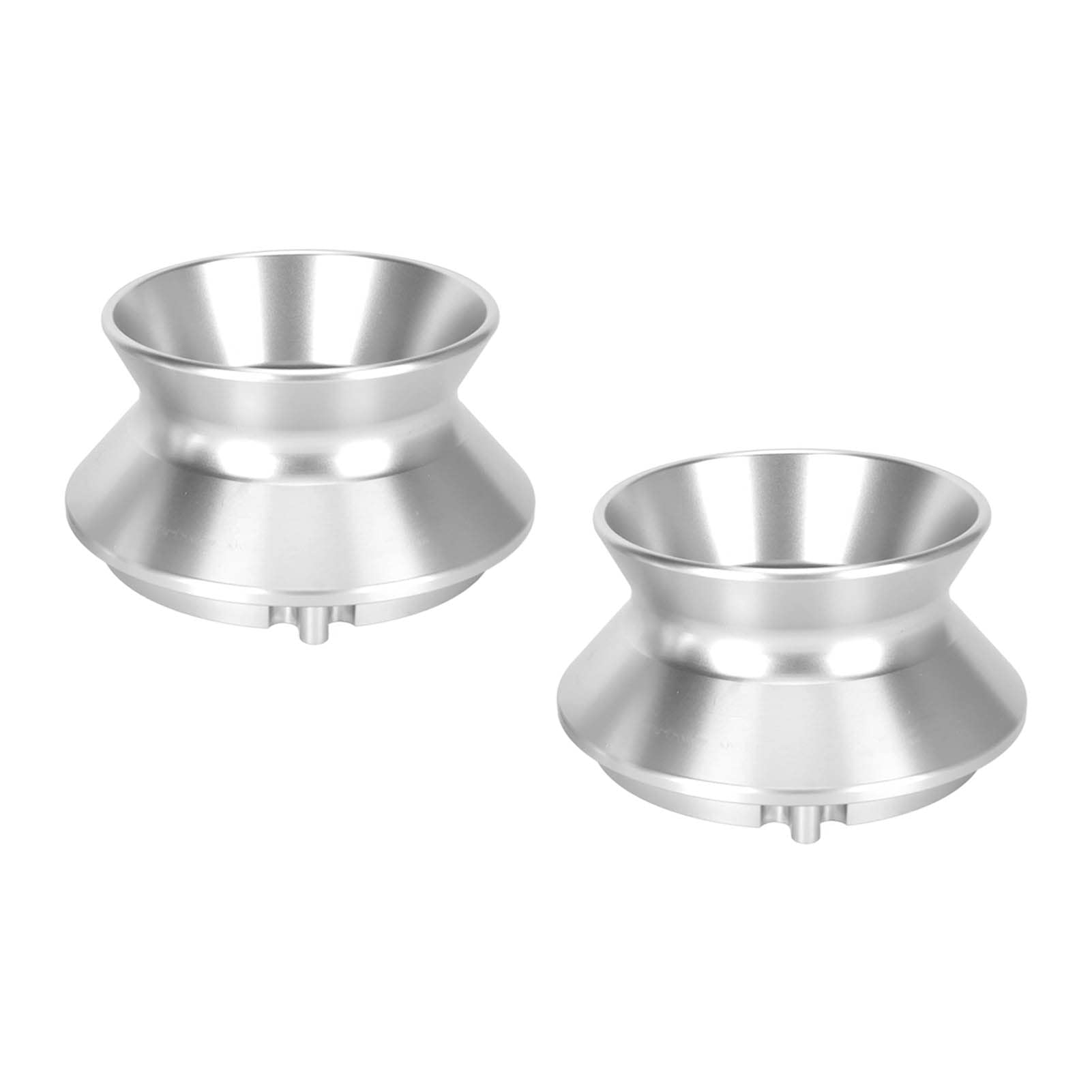 Adaptadores de Cubo Nab Pulidos con Abridor de 10 Pulgadas Aleación Aluminio para Studer Akai y Otras Grabadoras Cinta, Paquete 2 (Plata)