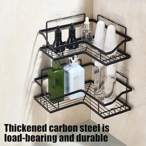 Panier douche angle antirouille pour libérer de l'espace - 4