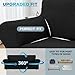 LURKA Stretch Sofa Slipcovers Couch Covers for 3 Cushion Couch Sofa Pet Friendly Non Slip Sofa Cover Washable Furniture Protector with Elastic Bottom (Large, Black)