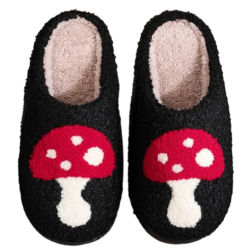Image of Halloween Christmas Slippers Holiday Slipper House Shoes Home Slipper for Women Fuzzy Outdoor Indoor Bedroom Slippers