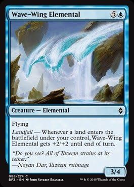 Magic The Gathering - Wave-Wing Elemental (088/274) - Battle for Zendikar - Foil