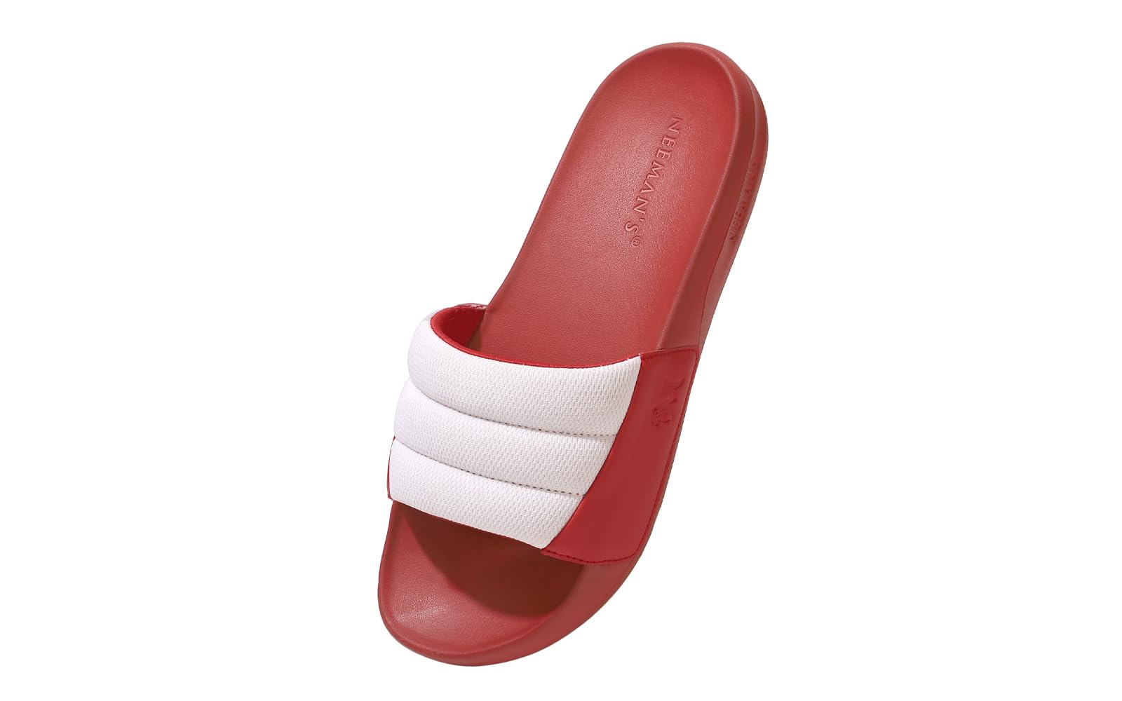 Neemans Squooshy Slides for Men | Cushioned & Comfortable Flip Flops for Men | Everyday Comfort, Flexible and Breathable | White/Red UK12 (B0DFQ9Y6HM) Amazon Price History, Amazon Price Tracker