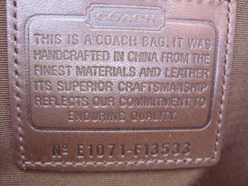 Amazon.com: Coach Signature C Caqui Caoba Carryall/Satchel 13533 : Ropa,  Zapatos y Joyería