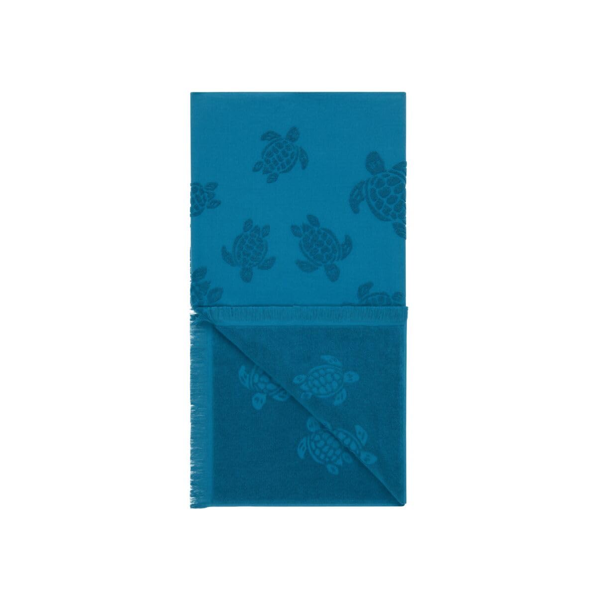 Vilebrequin Jacquard Turtles Fouta Peacock