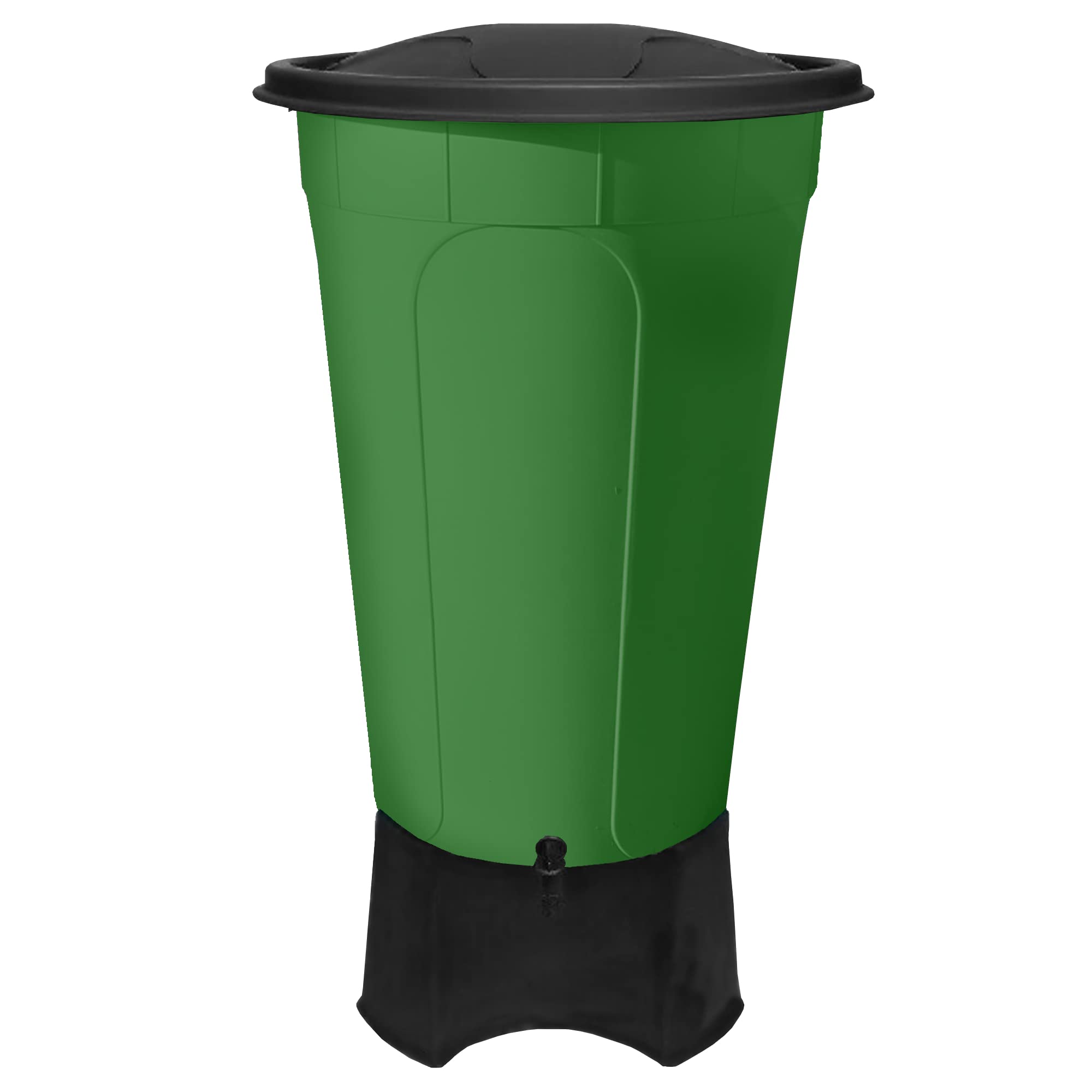 Ketoplastics Green Heavy Duty Waterbutt 210 Litre Water Butt Kit Includes Stand, Tap And Lid For Home, Conservatory, Garden, Garage, Office Or Shed - 210L