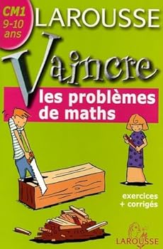 Paperback Vaincre les problèmes de maths CM1 9-10 ans [French] Book