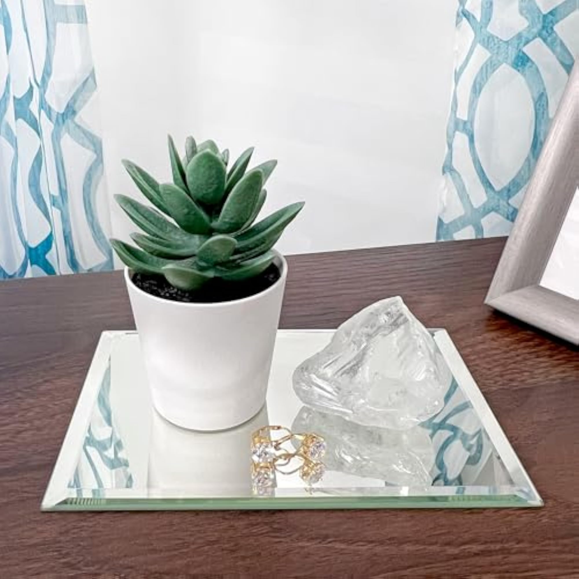 Rectangle Beveled Glass Mirror, 4 inch x 6 inch