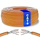 Cat6 Netzwerkkabel Mr. Tronic 100m Ethernet Kabel für LAN-Verbindungen