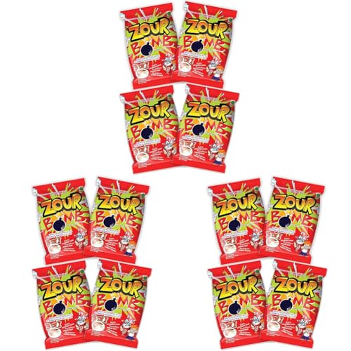 Image of Zour Bomb Cola Candy-Pack Of 12 (110 Gram Each), Sour Candy In Cola Flavor Combo Pack, Product Of Thailand|Share With Friends & Family