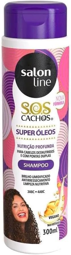 Salon Line SOS Cachos Shampoo 300ml para Cabelos Crespos
