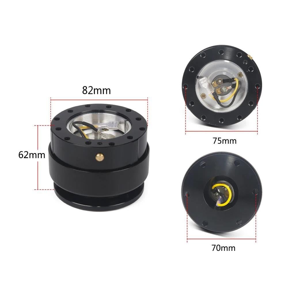 Mozzi per Volante Auto, Kit Adattatore mozzo a sgancio rapido per Volante SRK-200 con Suono