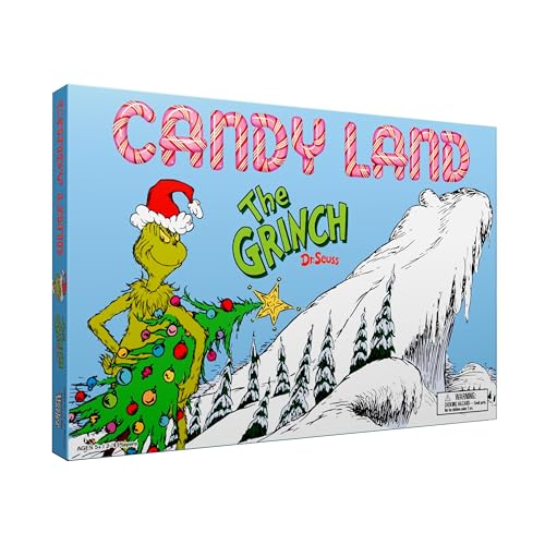 Candy Land: The Grinch Board Game, Play as Who-Ville Characters and Race to Mt. Crumpit, Classic Preschool Game for Kids and Families, Ages 5+, 2-4 Players, Officially Licensed Dr. Seuss Merchandise
