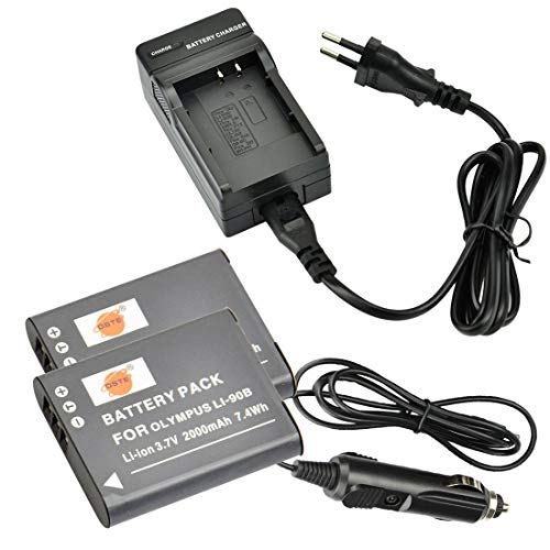 DSTE 2 Pieza Repuesto Batería DC16E Viaje Cargador