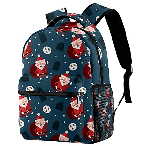 Sac à dos de voyage enfant cadeau Noël rouge motif festif et fonctionnel