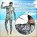 TOVCHEI Full Wetsuit 3MM Neoprene Back Zipper Long Sleeve Warm Wetsuit Anti-UV Scratch Jellyfish Diving Suit for Water Sports,B,L