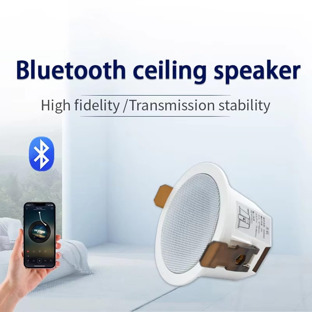 Altavoz de Techo Bluetooth Sonido Envolvente Profesional. de Altavoces para Casa Inteligente.
