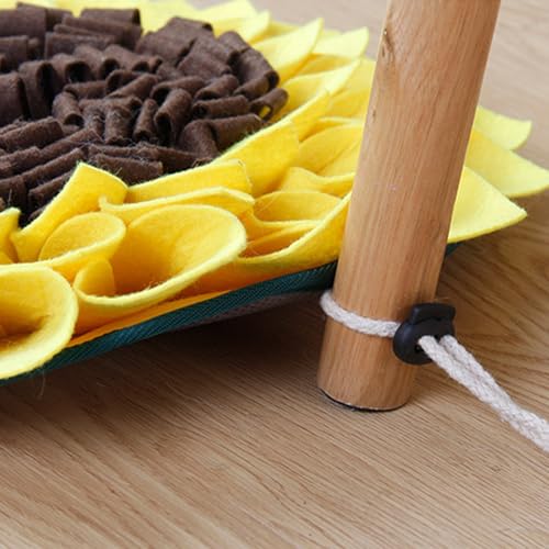 Schnüffelmatte für Hunde Futter Schnüffeln Fütterung Matte Haustier Schnüffelmatte Waschbar Welpe Langsam Füttern Training Matte für Langeweile und Stressabbau Ermutigt Hunde Langsam Fressen (A, M)