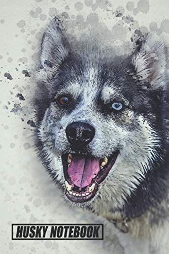 husky notebook: Siberian Husky Composition notebook, journal with nice lined interior (6X9)inches