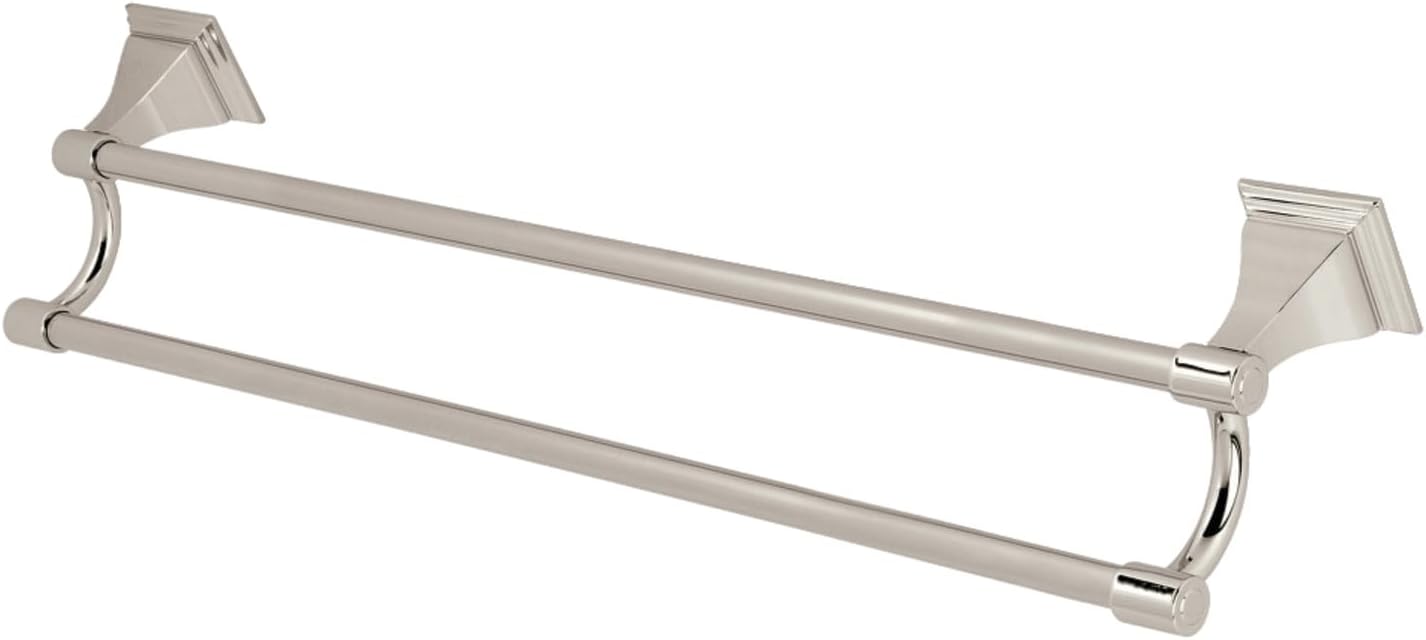 Kingston Brass BAH6123MB Monarch Dual -Towel Bar, Matte Black