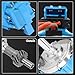 A-Premium Ignition Distributor with Cap and Rotor Compatible with Ford 351C 351M 400 429 460 HEI Distributor 7500 RPM 65K Coil, Blue