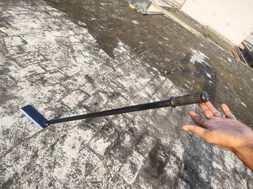 Image of ScrapMaster by Dhara Gardening Sword Sickle Tool for Cutting Grass | 90 CM Handle for Grass Removing Harvesting | Grass Cutting Weed Remover Tool