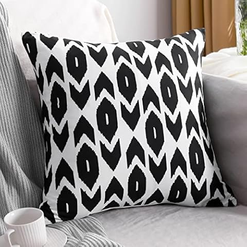 NTBAY Microfiber Geometric Pillow Cover Cover