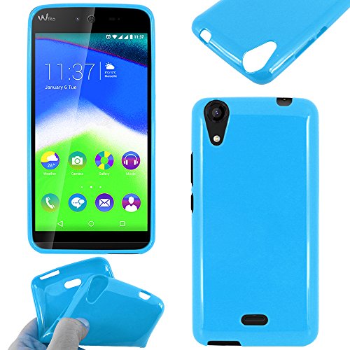 ebestStar - Coque pour Wiko Rainbow Jam 4G, Etui Protection Silicone Antichoc, Souple Slim, Bleu