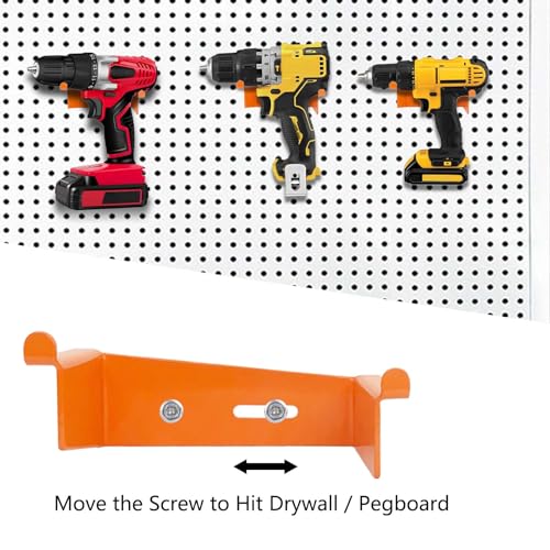 Support perceuse sans fil mural x4 pour organiser votre garage