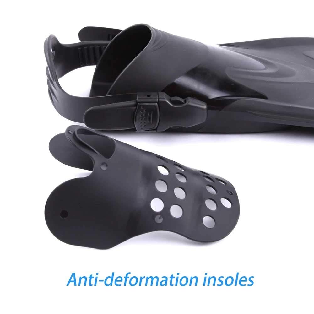 Pinne da Nuoto for Adulti, Corte, for Immersioni, Snorkeling, Scarpe, Pinne da Nuoto, Pinne da Immersione con Tallone