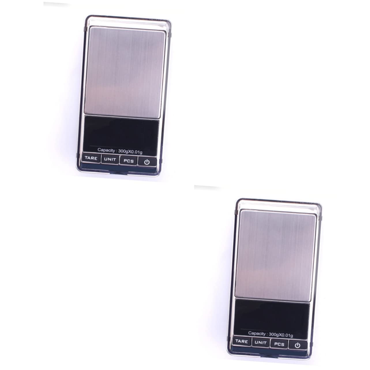 PRETYZOOM 2stücke Elektronische Miniwaage Für Schmuck Tragbare Pocket-waage Mit Lcd-display Für Präzise Messungen Von Gold Und Anderen Materialien