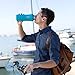 DYLN Hydrogen Water Bottle | Create Hydrating Alkaline Hydrogen-Rich Water Up to 9 pH | Vacuum Insulated Stainless Steel Water Bottle | Keeps Water Cold for 24 Hours | 32 oz, DYLN Blue
