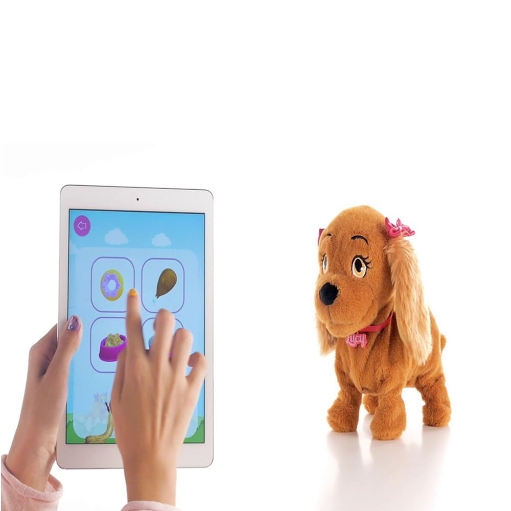 Cachorrinha Lucy Interativa com Sons e Movimentos, Alimenta  o por 4