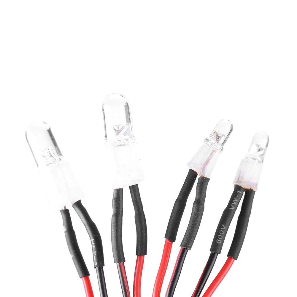 Lampe LED pour châssis de voiture RC - VGEBY - Blanc - 8 modes d