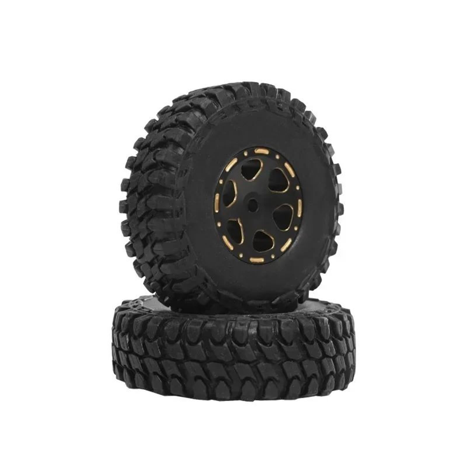 para Axial para SCX24 para AX24 para TRX4M para FCX24 1/24 1/18 RC Coche Latón Beadlock Rueda Neumáticos Conjunto Mejora Reparación Modificar Piezas Piezas Mejora Modelos RC