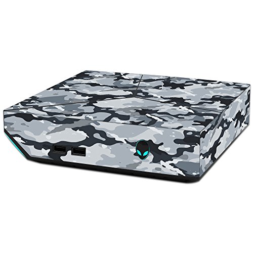 MightySkins Skin Compatible with Alienware Steam Machine - Gray Camouflage | Protective, Durable, and Unique Vinyl Decal wrap Cover | Easy to Apply, Remove, and Change Styles | Made in The USA