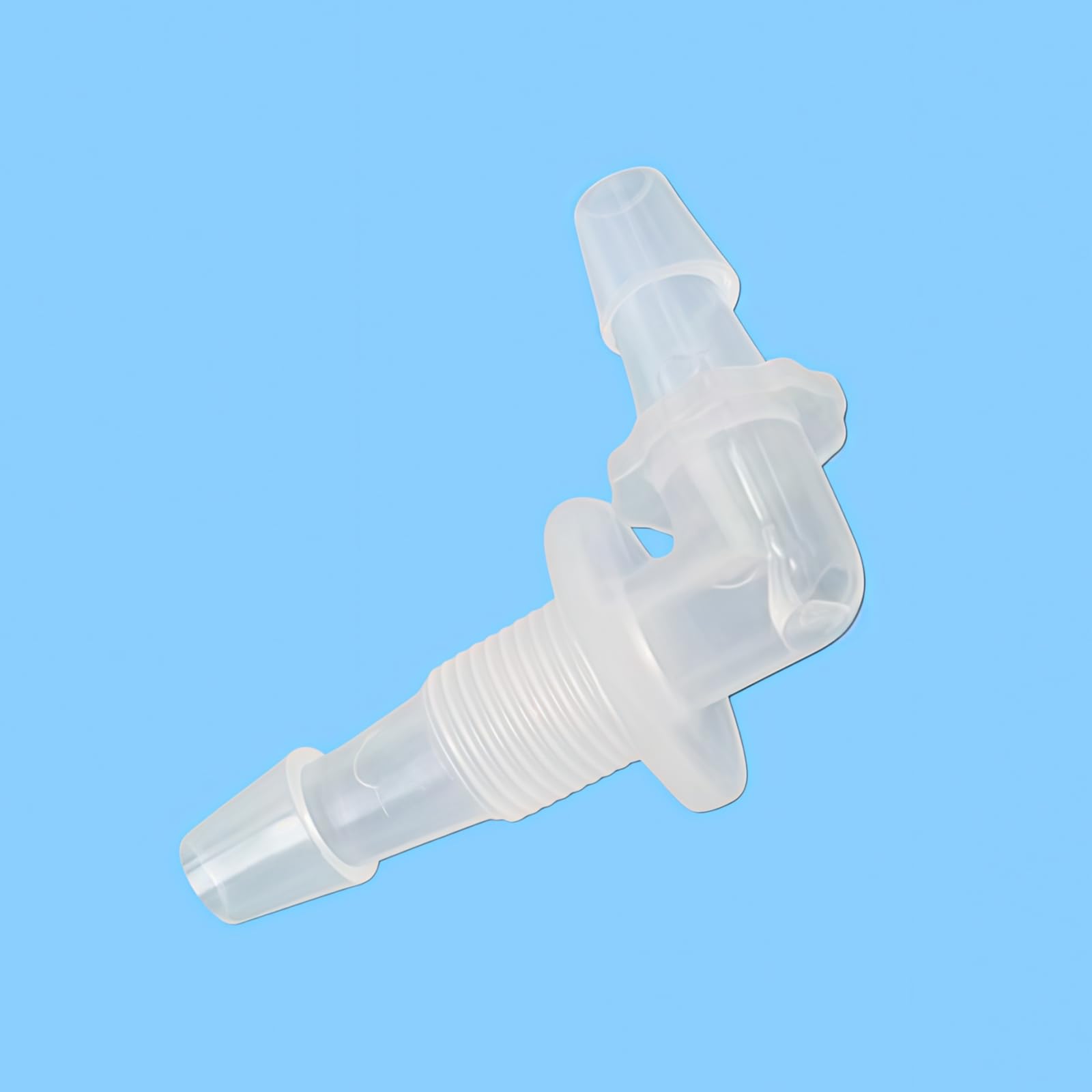 Accesorios de mamparo de 5,6 mm, conector de manguera de plástico reutilizable con tuerca roscada macho de 1/8 G para laboratorios, diseño igual, ideal para transferencia de fluidos