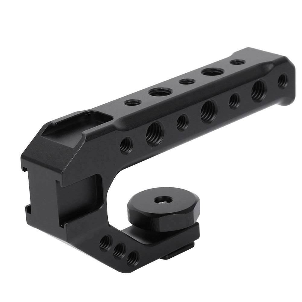 Camera Handgrip, Ulanzi Uurig R005 Universal Hand Grip Camera Handle with Cold Shoe Mount Holes