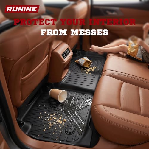 Image of Floor Mats Cargo Mat for Honda CRV 2023 2024 2025 2026 Car Mat Accessories(Include Hybrid), 2-in-1 All Weather TPE Floor Liners with Removable Carpet Layer, Custom Fit Waterproof Anti-Slip Car Mats