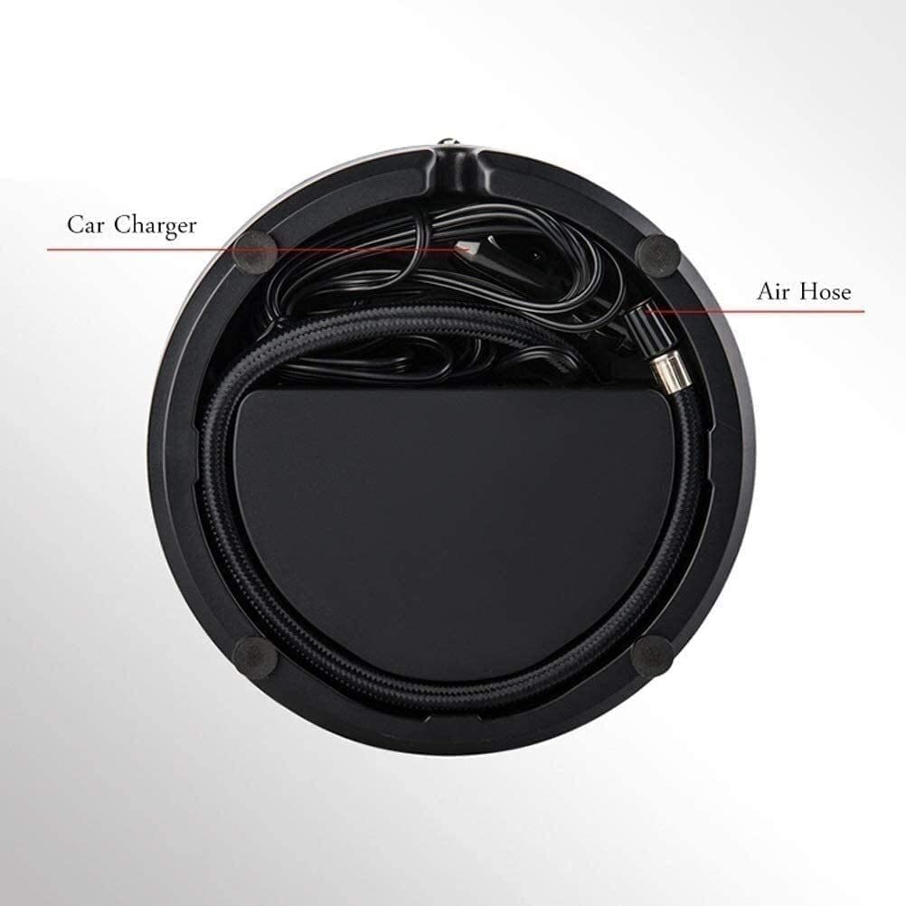GWJKG Pompka samochodowa Cyfrowy wyświetlacz samochodowy Przenośny, wstępnie ustawiony poziom ciśnienia w oponach Automatyczne napełnianie i zatrzymywanie pompy powietrza