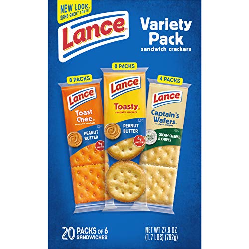 image for Lance Variety Pack with ToastChee and Toasty with Peanut Butter and Ca
