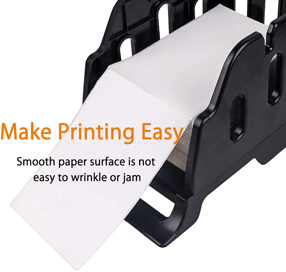 Thermal Direct Shipping Label, 500PCS 4x6 Fanfold Direct Shipping Labels Sticker Label Paper for Thermal Label Printers (500PCS / Stack) - Image 5