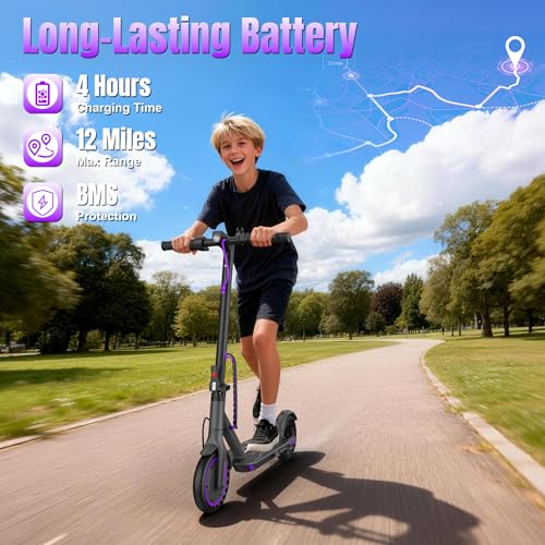 Image of WERHY Electric Scooter, 500W /350W Powerful Motor & 19MPH Top Speed, 16 /25 /27 Miles Range, Folding E Scooter with Dual Braking for Teens and Adults