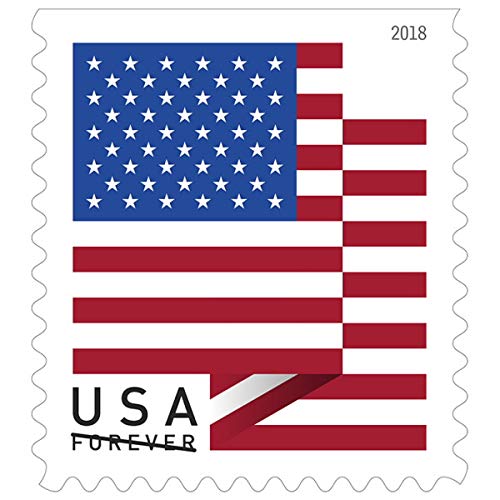 10# Business Envelope Additional 2018 Forever Postage Mailing Stamp (1 Booklet of 20 Stamps)