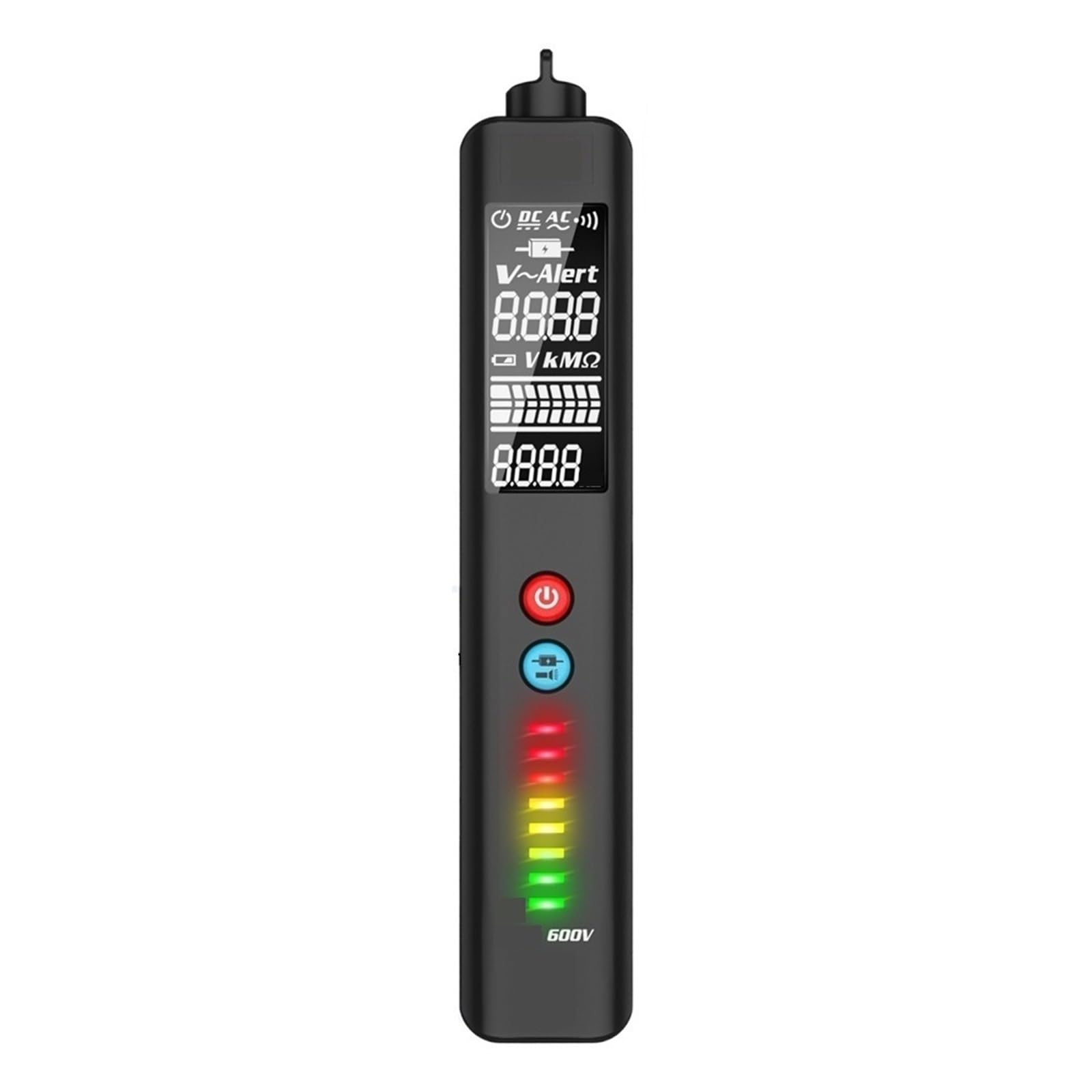 Detektor napięcia Wyświetlacz LCD NCV Regulowana czułość Dwuzakresowy czujnik AC Tester WyraźNe Odczyty