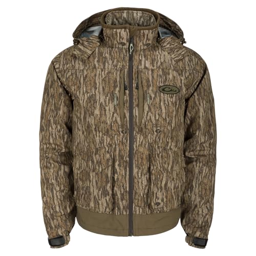 Drake Waterfowl Men's LST G3 Flex 3-in-1 Insulated Waterproof Breathable Waterfowler's Jacket, Hooded Shell & Removable Liner